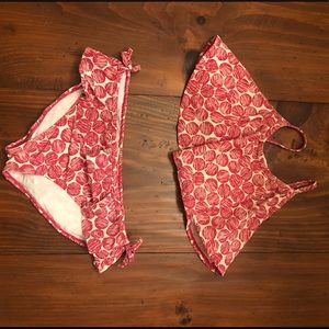 Girl’s 2 piece bathing suit- dots